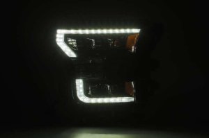 Ford Raptor Headlights - AlphaRex - NOVA LED Plank Style - Matte Black - `17-`20 Ford Raptor Headlights - AlphaRex - NOVA LED Plank Style - Matte Black - `17-`20