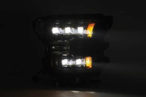 Ford Raptor Headlights - AlphaRex - NOVA LED Plank Style - Matte Black - `17-`20 Ford Raptor Headlights - AlphaRex - NOVA LED Plank Style - Matte Black - `17-`20