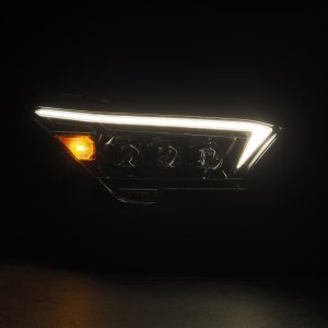 Toyota Tacoma Headlights - AlphaRex - NOVA-Series LED Proj Alpha-Blk w/Actv Light & Seq. Sig + DRL - `24-`27