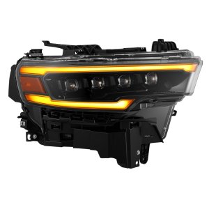 Dodge Ram 1500 Headlights - AlphaRex - NOVA LED Proj - Alpha-Black - `25-`26