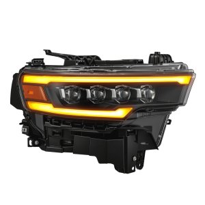 Dodge Ram 1500 Headlights - AlphaRex - NOVA LED Proj Headlights with Activ Lit/Seq Signal/Switchbk DRL - Black - `25-`26 Dodge Ram 1500 Headlights - AlphaRex - NOVA LED Proj Headlights with Activ Lit/Seq Signal/Switchbk DRL - Black - `25-`26