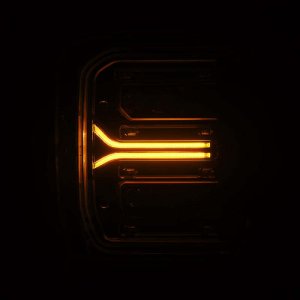 Ford F-250 SD Headlights - AlphaRex - NOVA LED Proj with Active Light/Sequential Signal/Switchback - Alpha Black - `23-`26