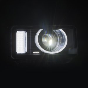 Toyota LC Heritage Headlights - AlphaRex - LUXX LED Proj w/Activ Light/Seq Signal/Switchback - Black - `24-`26 Toyota LC Heritage Headlights - AlphaRex - LUXX LED Proj w/Activ Light/Seq Signal/Switchback - Black - `24-`26