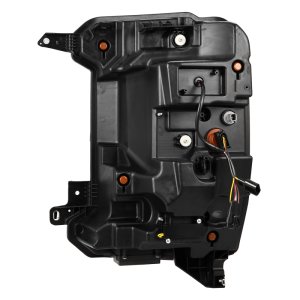 Ford F-250 SD Headlights - AlphaRex - LUXX LED Projector with Active Light/Sequential Signal/Switchback - Alpha Black - `23-`26