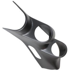 Chevrolet Corvette Gauge Pod - AutoMeter - Dual 2 1/16in 52mm - Black - `97-`02