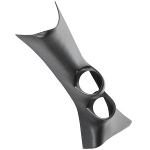 Dodge Caliber Gauge Pod - AutoMeter - Dual Pillar Pod - Black - `07-`11