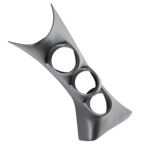 Dodge Caliber Gauge Pod - AutoMeter - Triple Pillar - Black - `07-`11