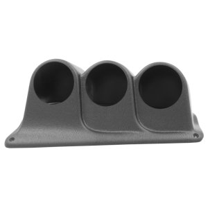 Ford Excursion Gauge Pod - AutoMeter - Triple Dash Top Mount - Black - `00-`05 Ford Excursion Gauge Pod - AutoMeter - Triple Dash Top Mount - Black - `00-`05