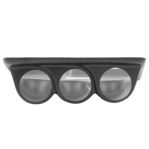 Ford Super Duty Triple Under Dash Pod - AutoMeter - 52mm - Black - `99-`04