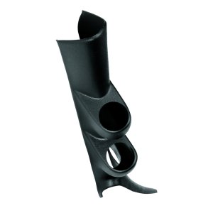 Chevrolet Silverado Gauge Pod - A-Pillar - AutoMeter - Dual 52mm (with Speaker) - Black - `99-`07