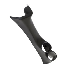 Ford Super Duty Gauge Pod - AutoMeter - 52mm Dual Pillar - Black - `08-`12