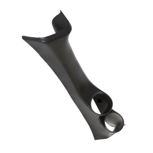 Ford Super Duty Gauge Pod - AutoMeter - 52mm Dual Pillar - Black - `08-`12