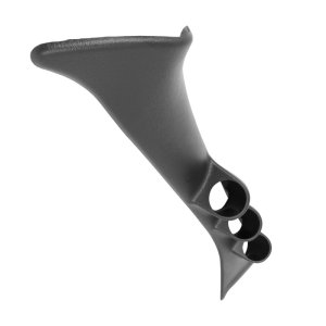 Ford E Series Gauge Pod - AutoMeter - Triple Pillar, 52mm - Black - `92-`02