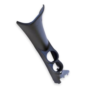 Ford F-150 Gauge Pod - AutoMeter - 2-1/16in Dual Replacement Pillar w/ Speaker - Black - `09-`14