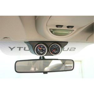 Dodge Ram Gauge Pod - Overhead Console - AutoMeter - Dual - Black - `03-`07