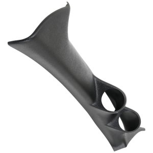 Mitsubishi Eclipse Gauge Pod - A-Pillar - AutoMeter - Full Dual 2-1/16in. - Black - `00-`04