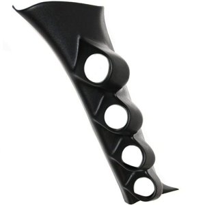 Scion xB Gauge Pod - AutoMeter - Quad Pillar - Black - `03-`06