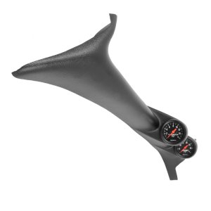Ford Powerstroke/SD Gauge Kit - AutoMeter - Dual A-Pillar, Z-Series - Black - `99-`03