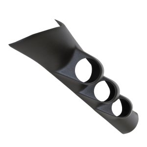 Dodge Ram Gauge Kit - A-Pillar - AutoMeter - Triple A-Pillar w/SPKR - Black - `98-`02