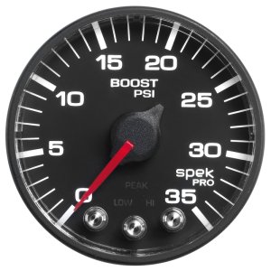 Chevrolet Silverado Gauge Set - AutoMeter - Spek-Pro - Black - `01-`07