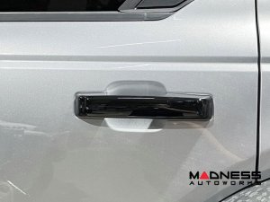 Ford Bronco Door Handle Cover Kit - 4 Door - Gloss Black - 5pc Kit - w/o button Ford Bronco Door Handle Cover Kit - 4 Door - Gloss Black - 5pc Kit - w/o button