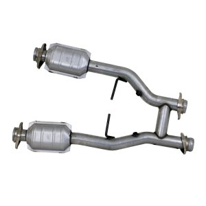 Ford Mustang GT Performance Exhaust - Mid - BBK - Short Mid H Pipe with Catalytic Converters - `96-`04
