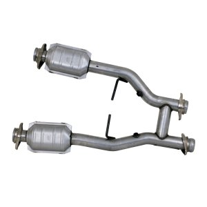 Ford Mustang GT Performance Exhaust - Mid - BBK - Short Mid H Pipe with Catalytic Converters - `96-`04
