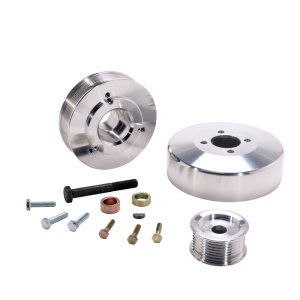 Ford Expedition Underdrive Pulley Kit - BBK - CNC Machined Billet Aluminum (3pc) - `97-`04