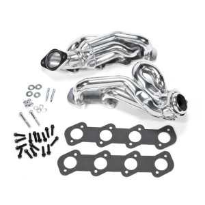 Ford Mustang GT Performance Exhaust - BBK - Shorty Tuned Length - Polished Silver Ceramic - `96-`04