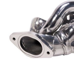 Ford Mustang GT Performance Exhaust - BBK - Shorty Tuned Length - Polished Silver Ceramic - `96-`04