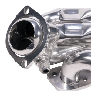 Ford Mustang GT Performance Exhaust - BBK - Shorty Tuned Length - Polished Silver Ceramic - `96-`04