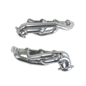 Ford EXP Performance Exhaust - BBK - Shorty Tuned Length, 1-5/8, Silver Ceramic - Polished Silver - `97-`02