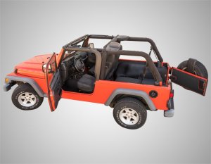 Jeep LJ Unlimited Truck Bed Liner - BedRug - BedTred Cargo Kit (Incl Tailgate & Tub Liner) - `03-`06