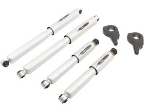 Dodge Ram 1500 Suspension Lift Kit - Front + Rear - Belltech - Adjustable Torsion Bar Key + Street Performance Shocks - `02-`05