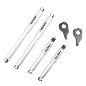 Dodge Ram 1500 Suspension Lift Kit - Front + Rear - Belltech - Adjustable Torsion Bar Key + Street Performance Shocks - `02-`05