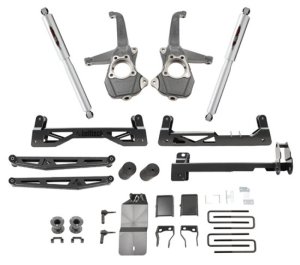 Chevrolet Silverado 1500 Suspension Lift Kit - Front + Rear - Belltech - 6in Lift Kit w/ Shocks - `19-`20