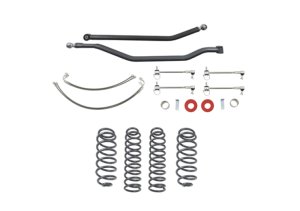 Jeep Wrangler Rubicon Unlimited JK Suspension Lift Kit - Front + Rear - Belltech - 4in. Lift with Trail Performance Shocks - `07-`17
