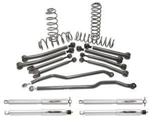 Jeep Wrangler Rubicon Unlimited JK Suspension Lift Kit - Front + Rear - Belltech - Trail Performance Shocks - `07-`17