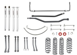 Jeep Wrangler Rubicon Unlimited JK Suspension Lift Kit - Front + Rear - Belltech - Trail Performance - `07-`17