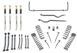 Jeep Wrangler Rubicon Suspension Lift Kit - Front + Rear - Belltech - 4