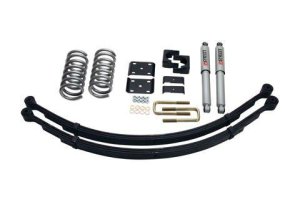 Nissan Titan Coilover Suspension Kit - Front + Rear - Belltech - Lower Kit with SP Shocks - `04-`15