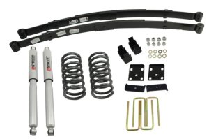 Nissan Titan Coilover Suspension Kit - Front + Rear - Belltech - Lower Kit with SP Shocks - `04-`15