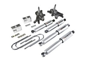Nissan Frontier Suspension Lowering Kit - Front + Rear - Belltech - With SP Shocks - `98-`00 Nissan Frontier Suspension Lowering Kit - Front + Rear - Belltech - With SP Shocks - `98-`00