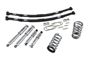 Chevrolet S15 Suspension Lowering Kit - Front + Rear - Belltech - Street Performance Shocks - `94-`04