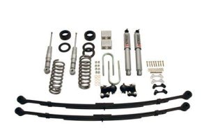 Chevrolet Colorado Suspension Lowering Kit - Front and Rear - Belltech - Street Performance Shocks - `04-`12