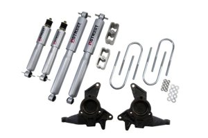 Chevrolet Blazer Suspension Lowering Kit - Front + Rear - Belltech - SP Shocks - `98-`03