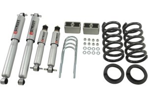 Chevrolet Blazer Lowering Kit - Front + Rear - Belltech - Street Performance Shocks - `98-`03