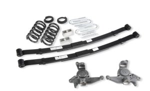 Chevrolet Blazer Suspension Lowering Kit - Front + Rear - Belltech - Complete Kit W/O Shocks - `98-`03