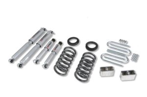 Chevrolet S10/S15 Pickup Coilover Suspension Kit - Front + Rear - Belltech - Street Performance Shocks - `82-`04