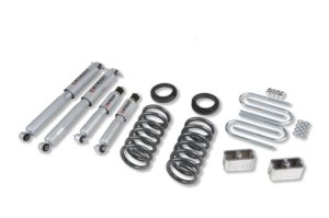 Chevrolet S10/S15 Pickup Coilover Suspension Kit - Front + Rear - Belltech - Street Performance Shocks - `82-`04